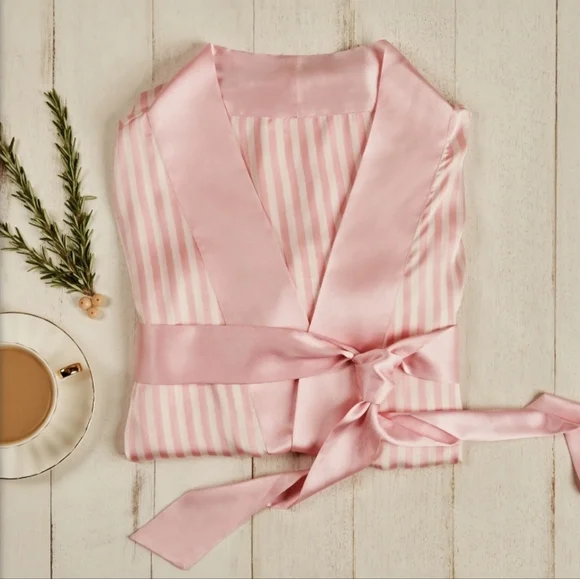 Show Me Your MuMu Stripe Robe - Picture 2 of 2